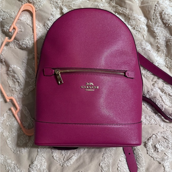 Coach Book Bag Raspberry Authentic - Picture 1 of 5